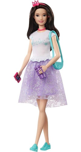 Muñeca Barbie Princess Adventure Renee, 12 Pulgadas, Morena