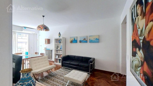 Venta Depto 3 Amb Al Frente En 7mo Piso, Super Luminoso Y Amplio