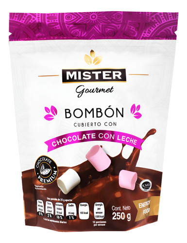 Bombones Con Chocolate De Leche Mister 250 Grs Combinado