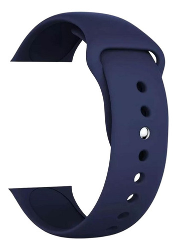 Pulseira Sport Compatível Com Smartwatch Ultra Max Bw25 Cor Azul-escuro