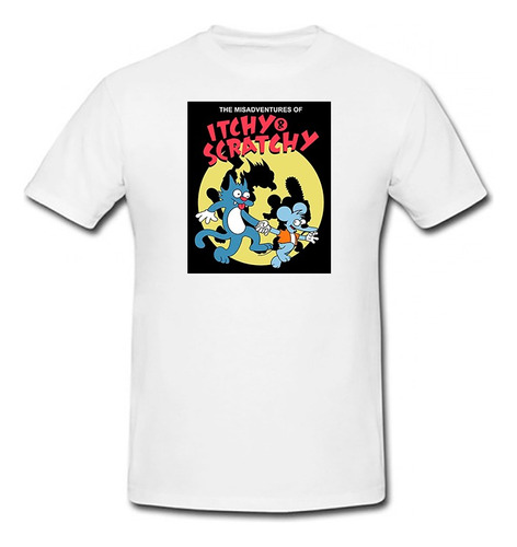 Playera Itchy And Scratchy