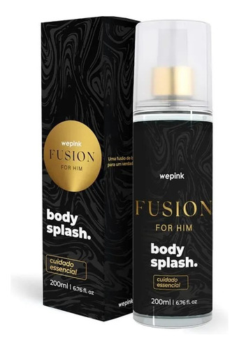 Perfume Fusion For Him Body Splash Colônia 200ml - Wepink