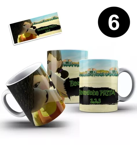 Caneca Série Round 6 Boneca Batatinha Frita 1,2,3 Netflix 04