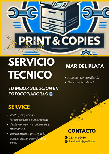Servicio Técnico De Fotocopiadoras