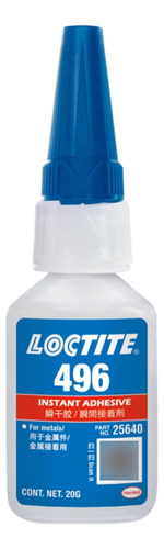 Loctite Adhesivo Instantaneo 496 Multiuso 0.71 Oz