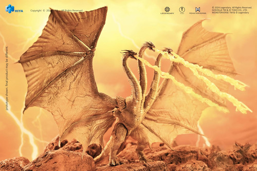 Hiya Toys Godzilla: Rei Dos Monstros - King Ghidorah Com Gra