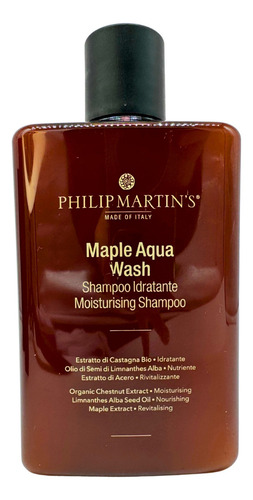 Shampoo Hidratante Maple Aqua Wash 320 Ml Philip Martins