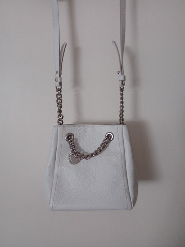 Cartera Cuero Con Cadena Prune/18×18cm