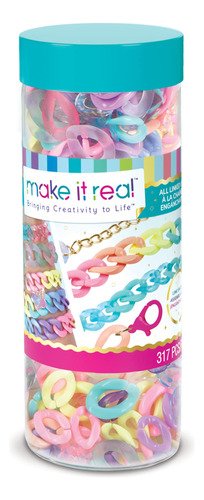 Make It Real Kit De Fabricación De Pulseras All Linked Up .