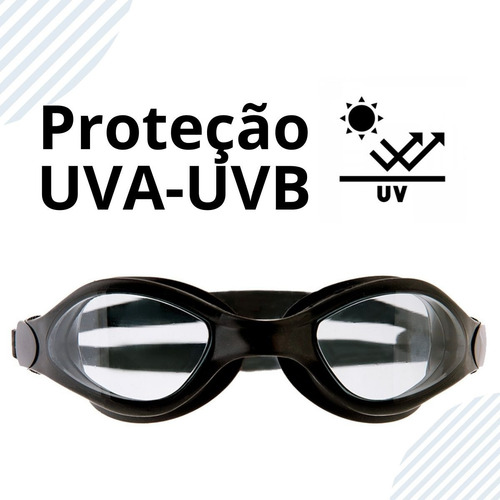 Imagem 3 de 4 de Óculos De Natação Hidroginastica Transparente Antiembaçante