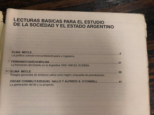 Introducción Al Conocimiento De La Sociedad Y Estado 5 Tomos (Usado)