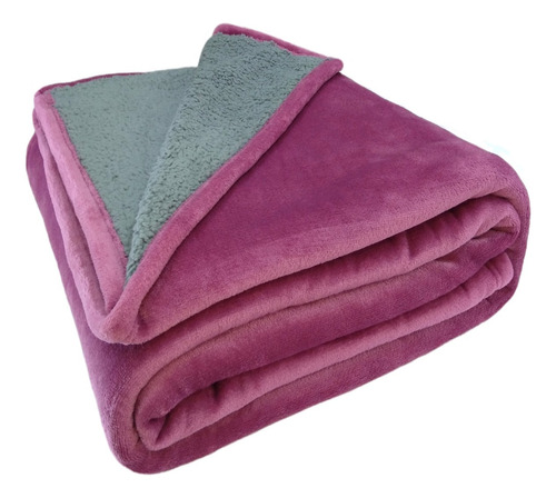  Cobertor Con Borrega King Size Suave Y Calientito
