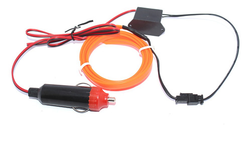 Cinta Led Vehiculos C/enchufe Naranja