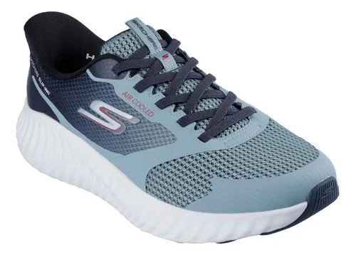 Skechers Tenis Go Run Now Hombre Azul
