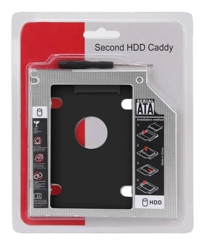 Caddy Adaptador 9.5mm Notebook Sata Hdd Ssd