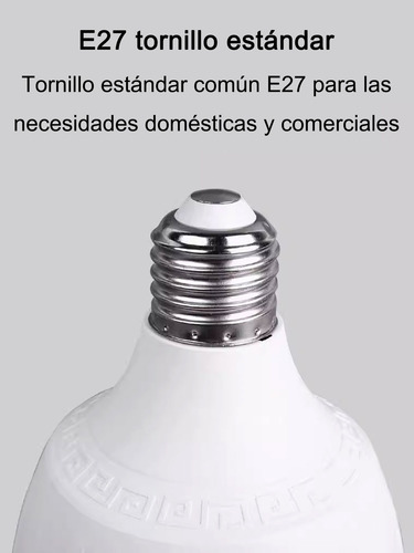 100 Pack Foco De Alta Potencia 10w Luz Fría Led 6500k E27 Blanco Frío