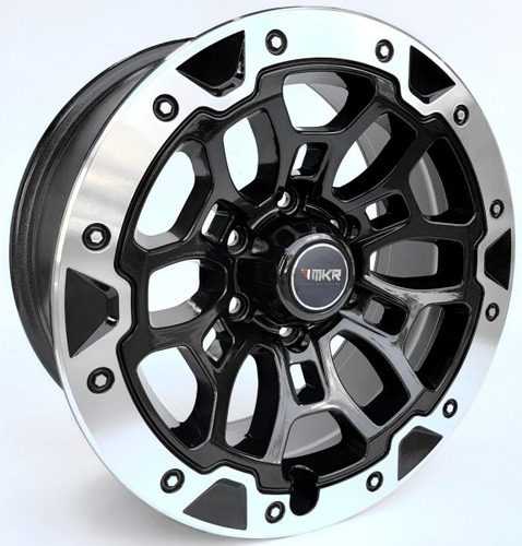 Rodas Aro 20 6x139 Hilux Sw4 Off Road M23 / Jogo 4 Cor Preto Diamantado