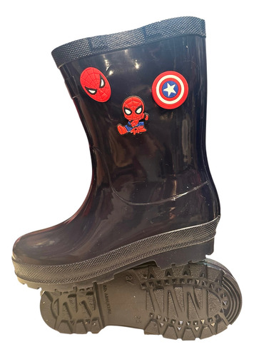 Botas De Lluvia Nenas Varón Stitch Frozen Cars Araña Disney