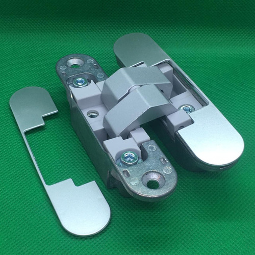 Kit 15 Peças Dobradiça Invisível Oculta 110mm Ajustes 3d