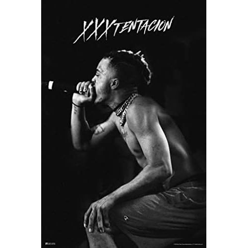 Póster De Xxxtentacion Etapa Bw Xxxtentacion Merch Bad...