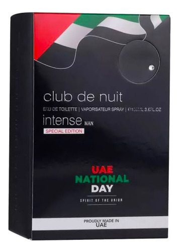 Armaf Club De Nuit Intense Man U A E National Day Edt 105ml