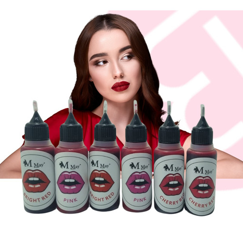 Set De 6 Hermosas Tintas Coreanas Para Labios Lip Tint Stain
