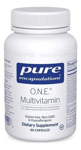 Multivitamínico Una Vez Al Día, 60ct Pure Encapsulations,