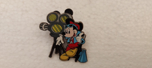 Pin Mickey Mouse Director De Cine Retro (Usado)