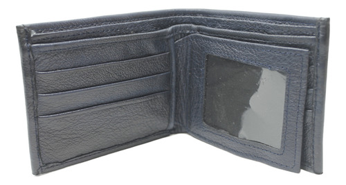 Billetera Cartera Piel Res Genuina Bifold Alta Fortuna