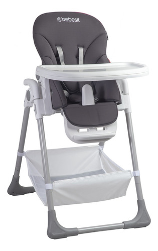 Silla De Comer Bebe Plegable Bebesit Snack Con Diseños Color Gris