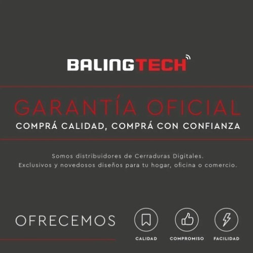 Cerradura Digital Keyplus Baling T6 Huella Y App Bluetooth