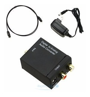 Conversor Audio Digital A Analogo +cable Optico