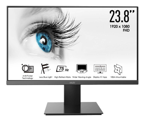 Monitor Msi 23.8  Pro Mp241x Series Full Hd