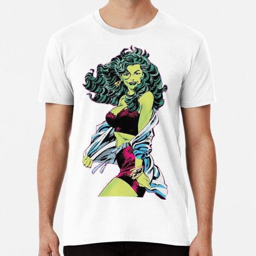 Remera Ella-hulk Arte Póster Algodon Premium