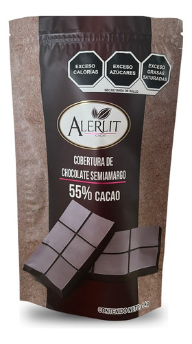 Cobertura De Chocolate | 55% Cacao | Alerlit