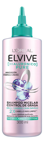  L'oréal Paris Shampoo Micelar Elvive Hialurónico Pure 300ml