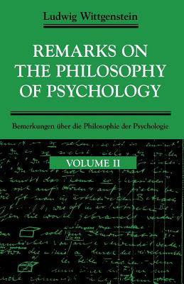 Libro Remarks On The Philosophy Of Psychology, Volume 2 -...