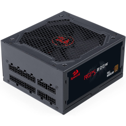 Imagen 2 de 9 de Fuente De Alimentación Para Pc Redragon Gc Series Gc-ps011 800w Black 100v/240v 80 Plus Bronze Modular