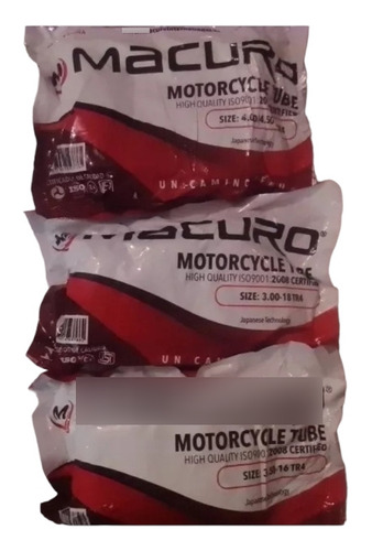 Tripa De Moto Marca Macuro 16/17/18 Rm