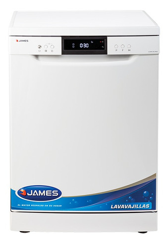 Lavavajilla James Lv14m J7617 R-b Blanco 14 Servicios Kirkor