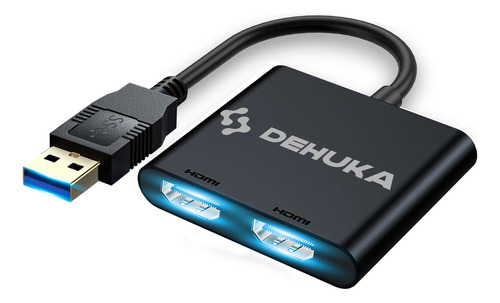  Dehuka Conversor USB 3.0 a HDMI negro