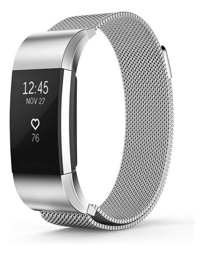 Correa De Reloj De Metal Adecuada Para Fitbit Charge2,magnét