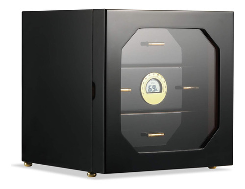 Woodronic Gabinete Humidor De Cigarros Hecho A Mano Con Higr