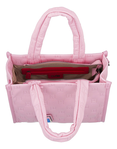 Bolsa Tote Cloe Alybani Mediano Color Rosa
