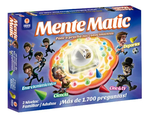 Juego Mesa Mente Matic Trivia Pone A Prueba Tus Conocimientos