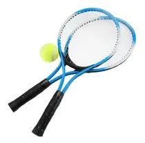 Comprar Par De Raquetas Tenis Más Pelota Mas Funda Para Niños