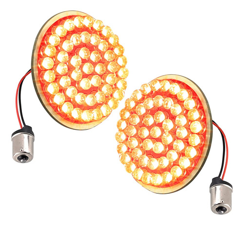 Señal De Giro Led Motocicleta De 2  Compatible Dyna Sp...