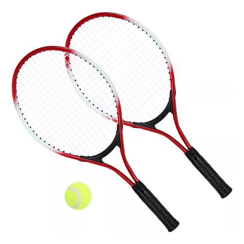 Set Raquetas Tenis Con Pelota  Juguete Recreativas Playeras