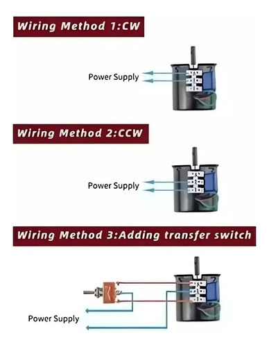 Motor Eléctrico 30kg220v Para Asador Spiedo 14w-baja Pérdida