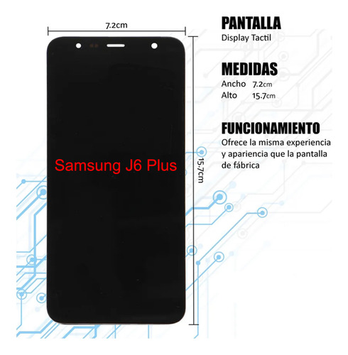 Sj Para Pantalla Lcd Para Samsung Galaxy J6 Plus J4 Plus J4
